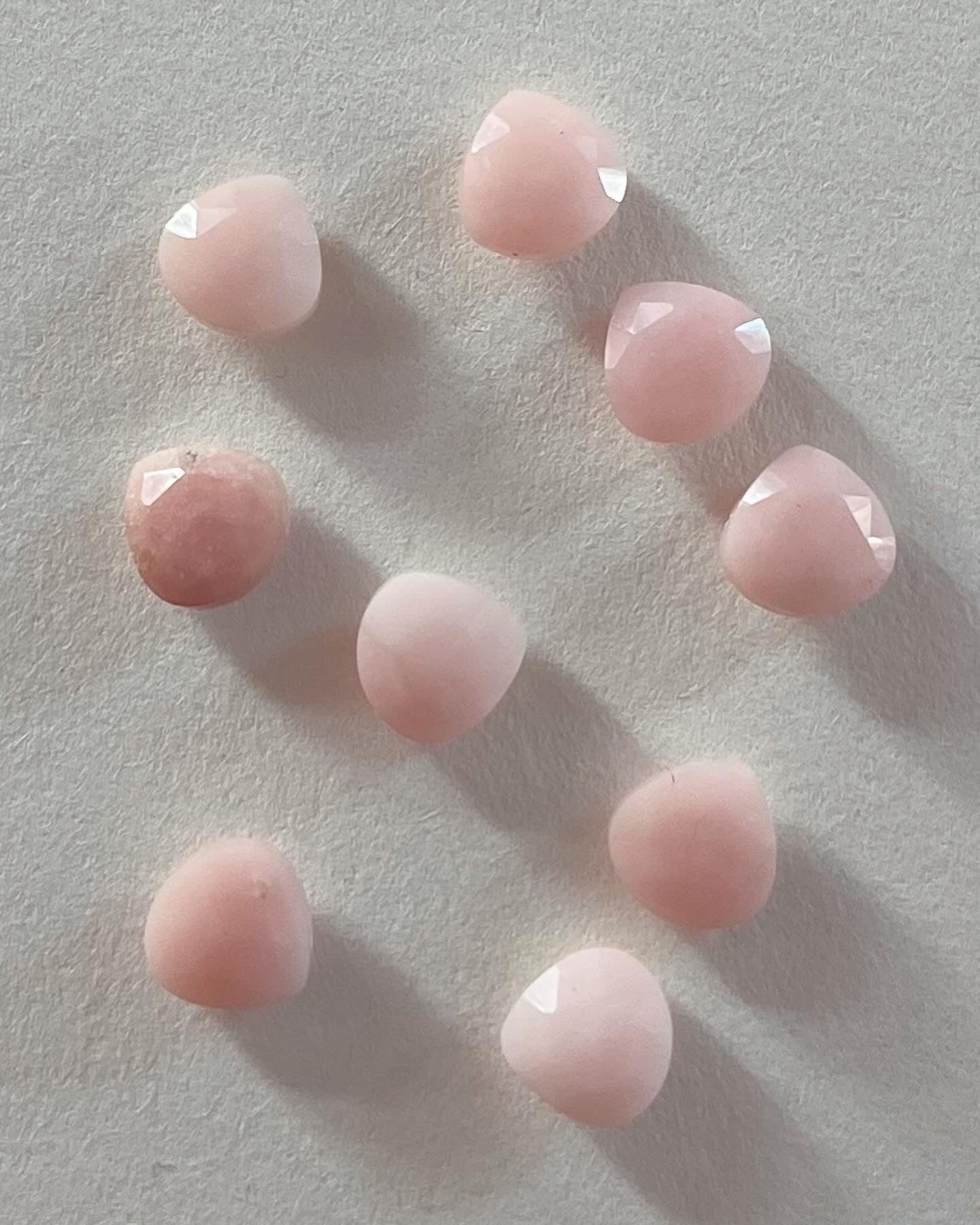 Pink Opal Floating Rock necklace