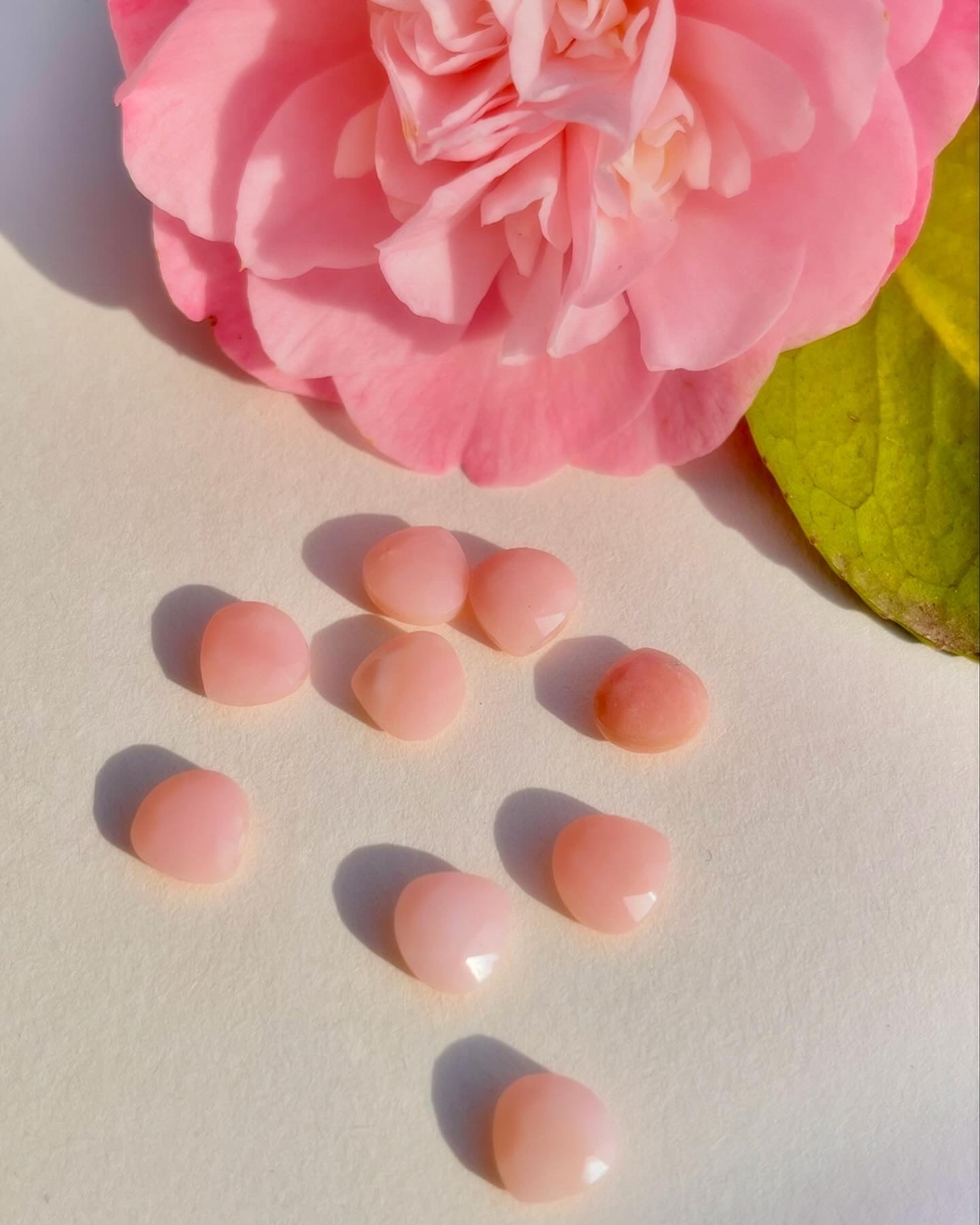 Pink Opal Floating Rock necklace