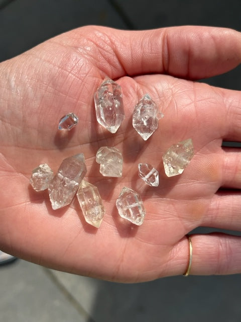 Herkimer Diamonds Spike Rocks Crystal Jewellery | Herkimer Diamond Jewellery | Necklaces, Earrings