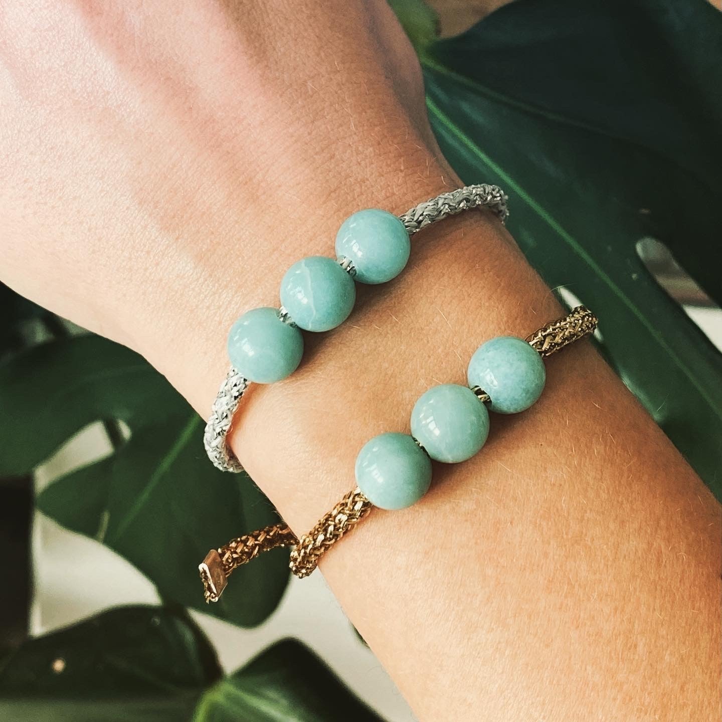 Amazonite Beach Candy Rocks Crystal Bracelet by Spike Rocks, jewellery for women who rock