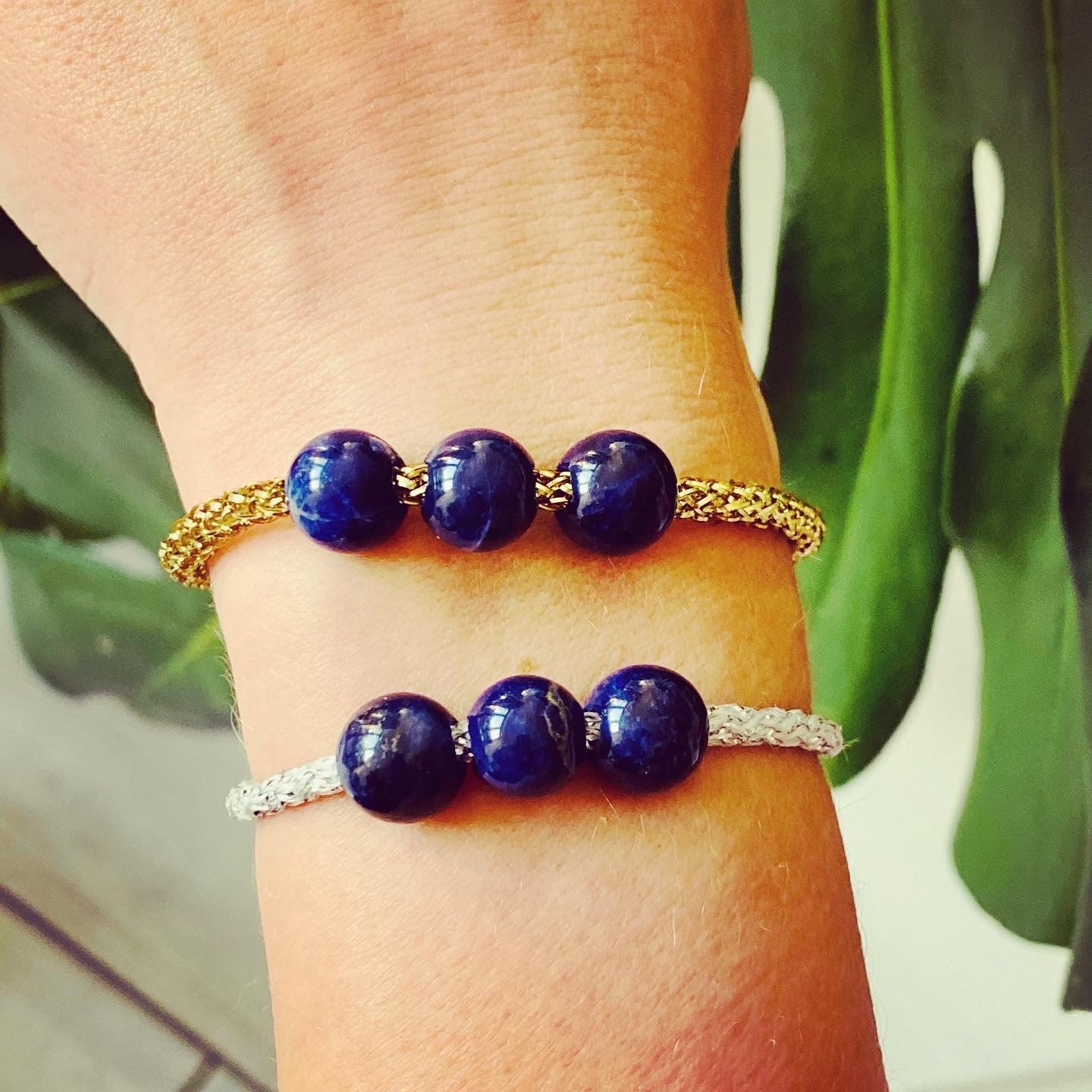 Sodalite Beach Candy Rocks Crystal Bracelet by Spike Rocks, jewellery for women who rock