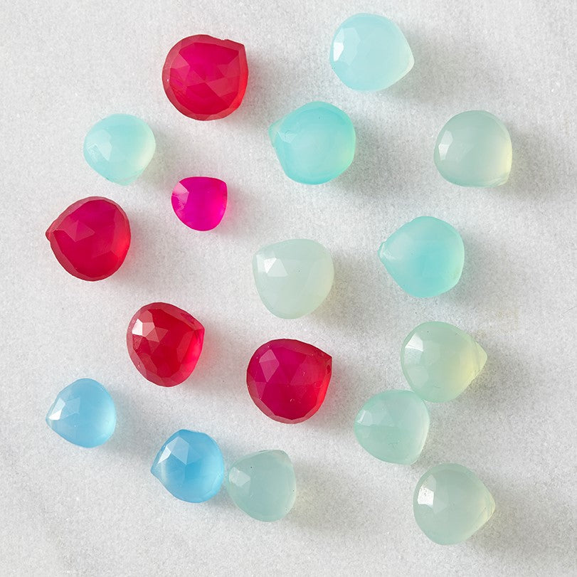 Chalcedony Floating Rock Crystal Necklace by Spike Rocks Jewellery for women who rock
