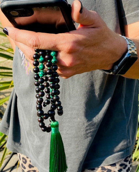 Mala of Magical Manifestation necklace by Spike Rocks, jewellery for women who rock