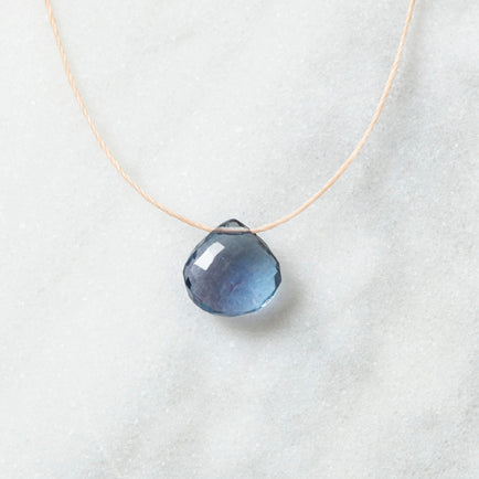Fluorite Floating Rock Crystal Necklace by Spike Rocks Jewellery for women who rock