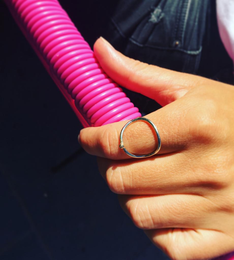 Breathe Silver Ring by Spike Rocks, jewellery for women who rock